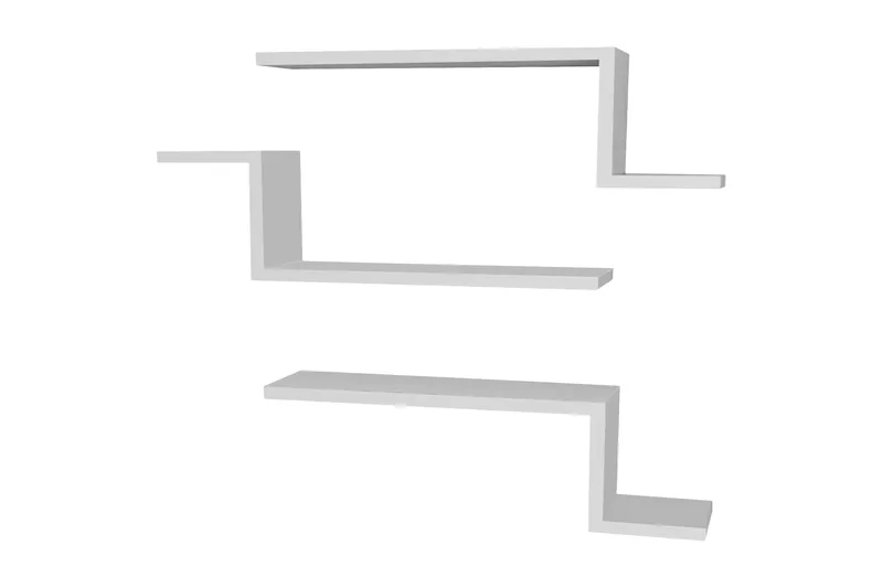 Furny Home Væghylde 58 cm, Hvid