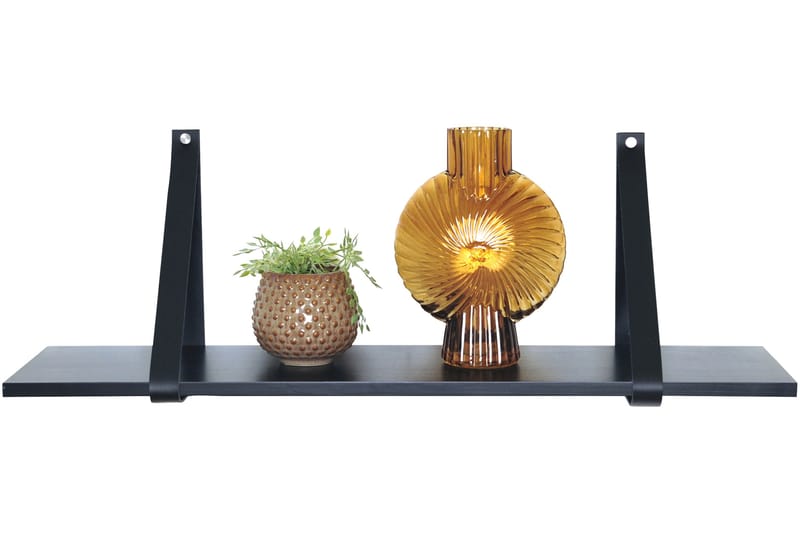 Galar Hylde 20x100 cm - Sort - Opbevaring - Hylder & Reoler - Væghylde & vægreol