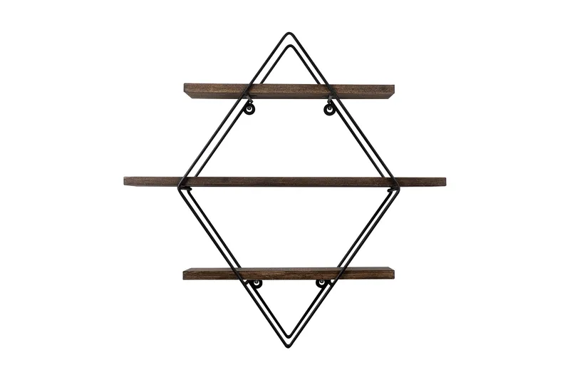 Gyllenlack Væghylde 60x15 cm 3 hylder, undefined