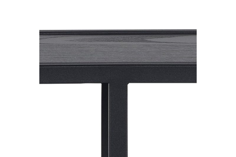 Hasslevik Væghylde 77x20 cm 4 Hylder - Sort/Mat Sort - Opbevaring - Hylder & Reoler - Væghylde & vægreol