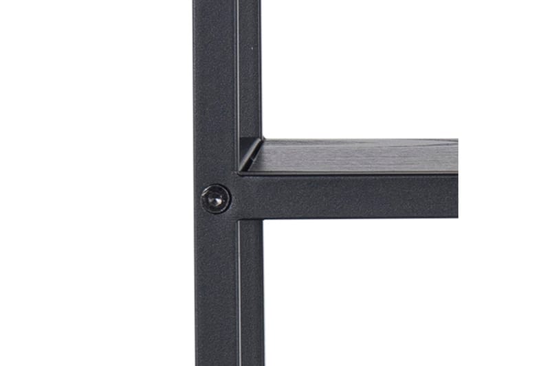 Hasslevik Væghylde 77x20 cm 4 Hylder - Sort/Mat Sort - Opbevaring - Hylder & Reoler - Væghylde & vægreol