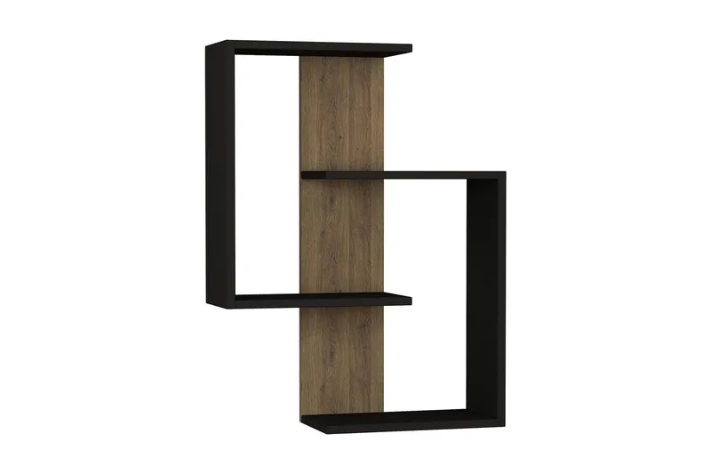 Homitis væghylde, Grå / mørk eg