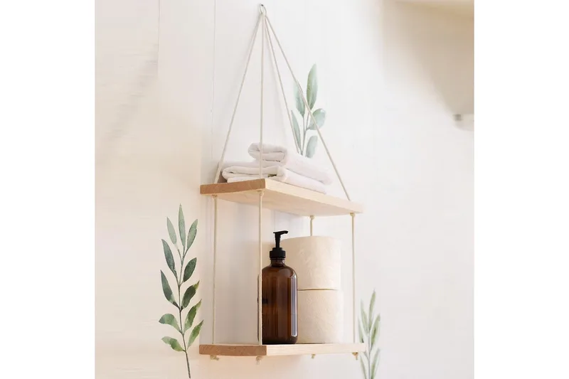 Hylde 40x2 cm, Mørkebrun