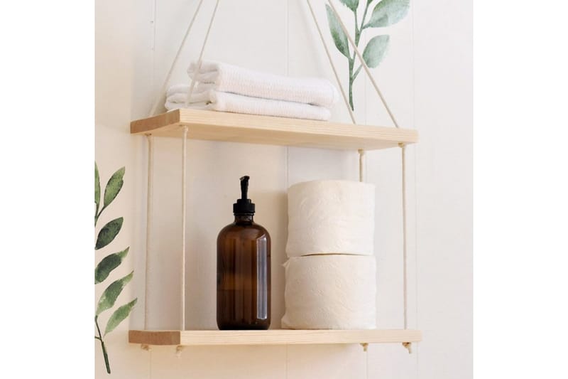 Hylde 40x2 cm - Mørkebrun - Opbevaring - Hylder & Reoler - Væghylde & vægreol