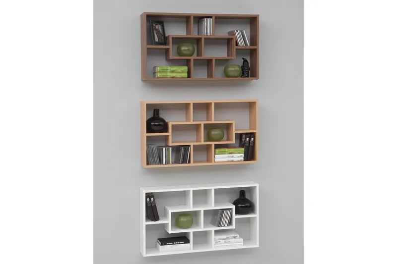 Lacaille Væghylde 85 cm - Hvid - Opbevaring - Hylder & Reoler - Væghylde & vægreol