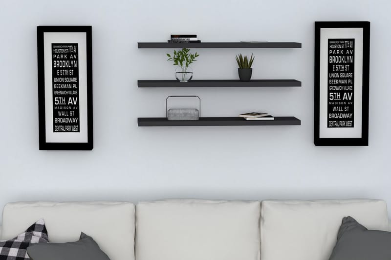 Lakasha Væghylde 2 cm, Antracit