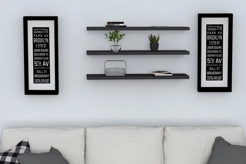 Lakasha Væghylde 2 cm, Antracit