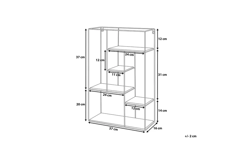 Laurel Væghylde 37 cm - Træ / natur - Opbevaring - Hylder & Reoler - Væghylde & vægreol