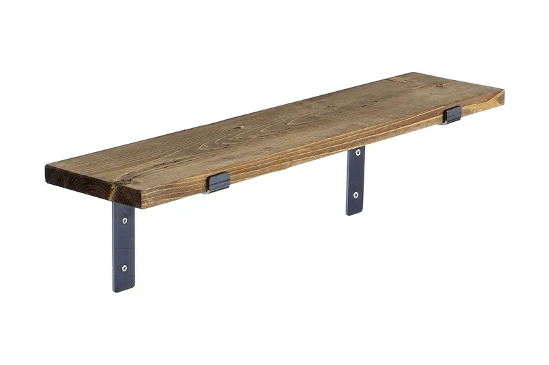 Lilamae Væghylde 60 cm, Sort/Valnød