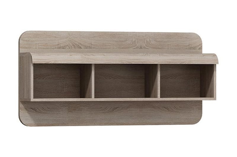 Link Væghylde 120x25x56 cm - Beige / Grå - Opbevaring - Hylder & Reoler - Væghylde & vægreol