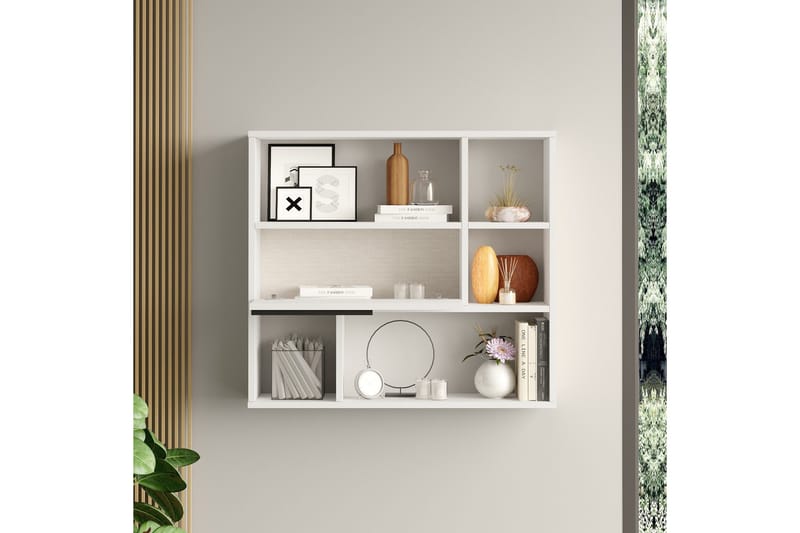 Liyakat Væghylde 90,1 cm - Hvid - Opbevaring - Hylder & Reoler - Væghylde & vægreol