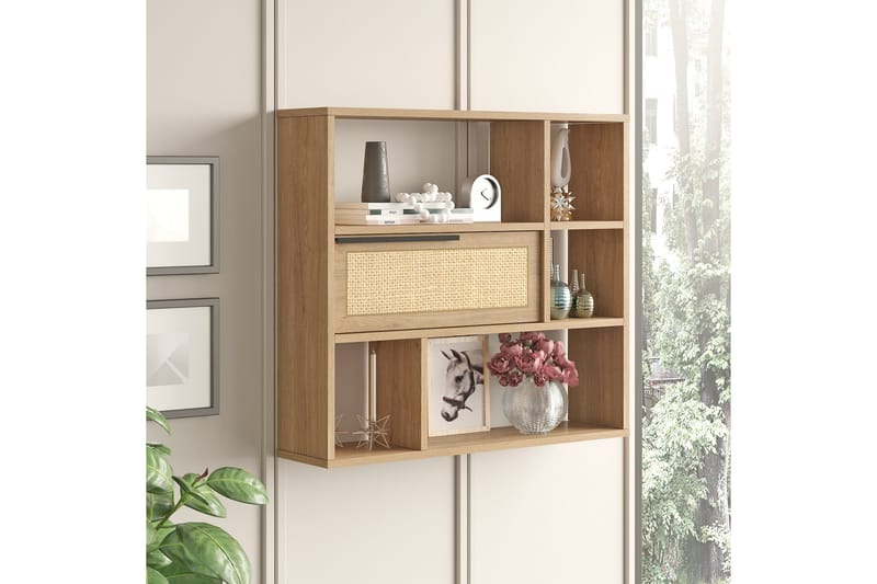 Liyakat Væghylde 90,1 cm - Oak - Opbevaring - Hylder & Reoler - Væghylde & vægreol