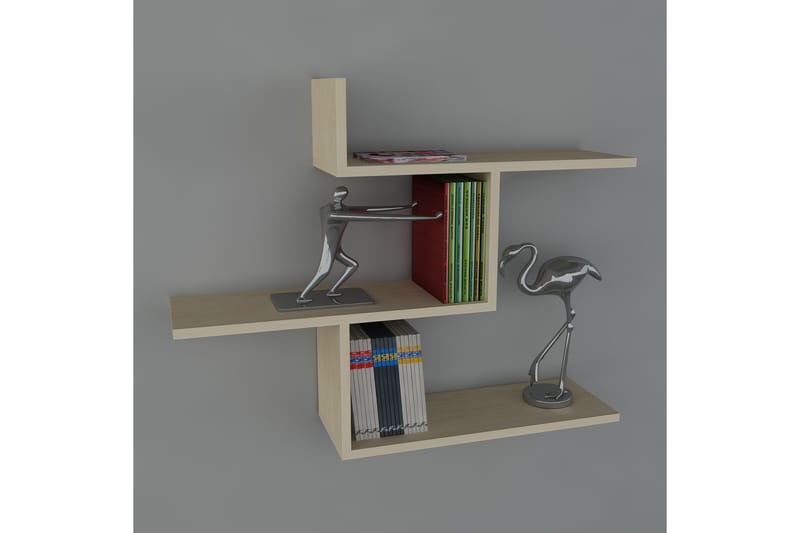 Louvrall væghylde - Træ - Opbevaring - Hylder & Reoler - Væghylde & vægreol