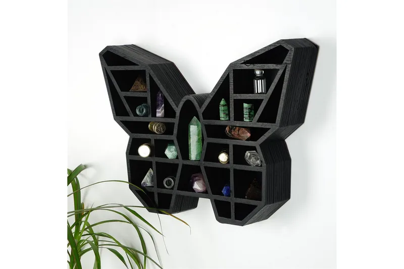 Masatane Væghylde 27 cm, Sort