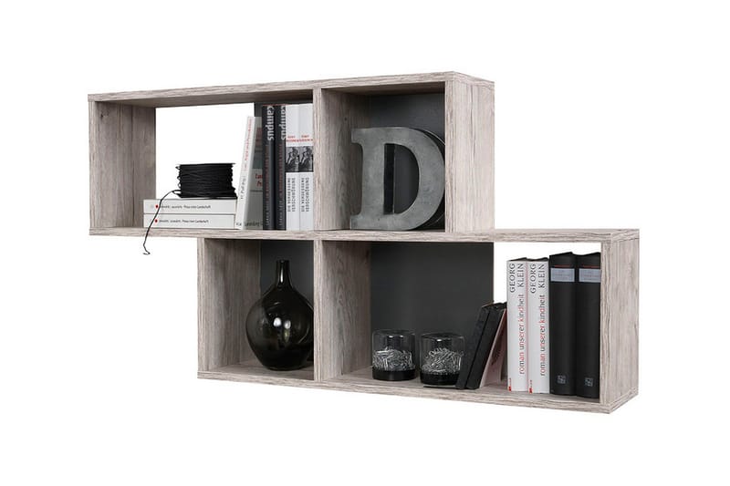 Matisse Væghylde 100 cm, Sand Eg/Antracit