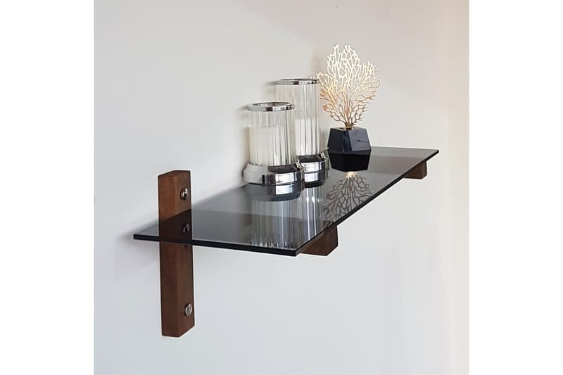 Michaelchristop Væghylde 85 cm - Valnød - Opbevaring - Hylder & Reoler - Væghylde & vægreol