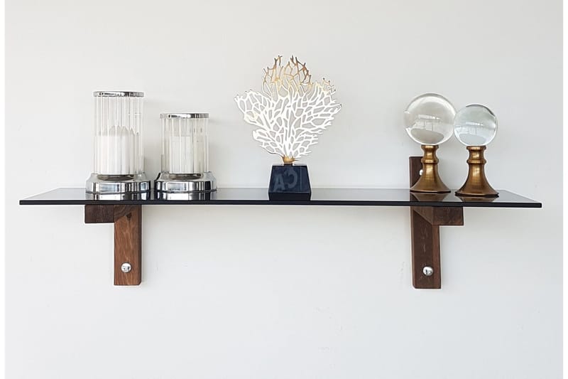 Michaelchristop Væghylde 85 cm - Valnød - Opbevaring - Hylder & Reoler - Væghylde & vægreol