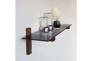 Michaelchristop Væghylde 85 cm - Valnød - Opbevaring - Hylder & Reoler - Væghylde & vægreol