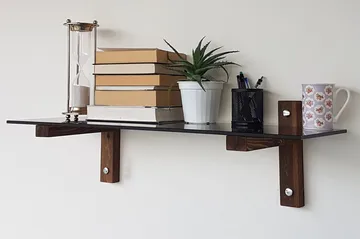 Michaelchristop Væghylde 85 cm - Valnød - Opbevaring - Hylder & Reoler - Væghylde & vægreol
