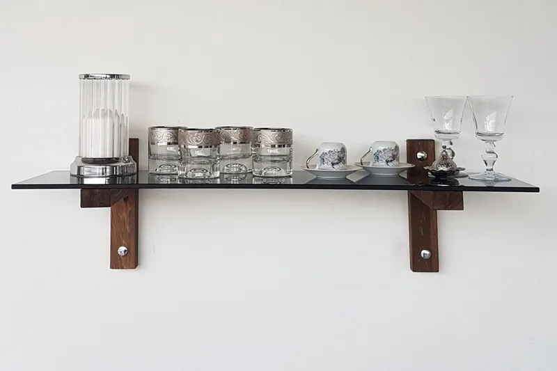 Michaelchristop Væghylde 85 cm, Valnød