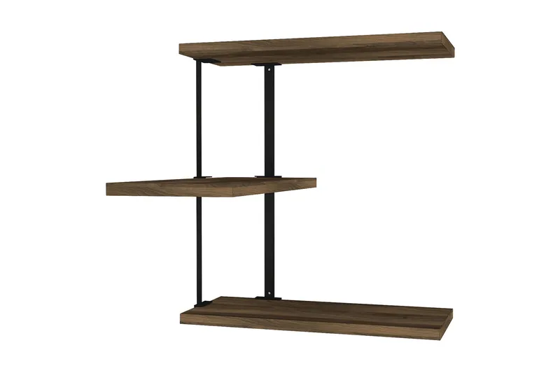 Mohed Væghylde 45 cm, Brun / sort