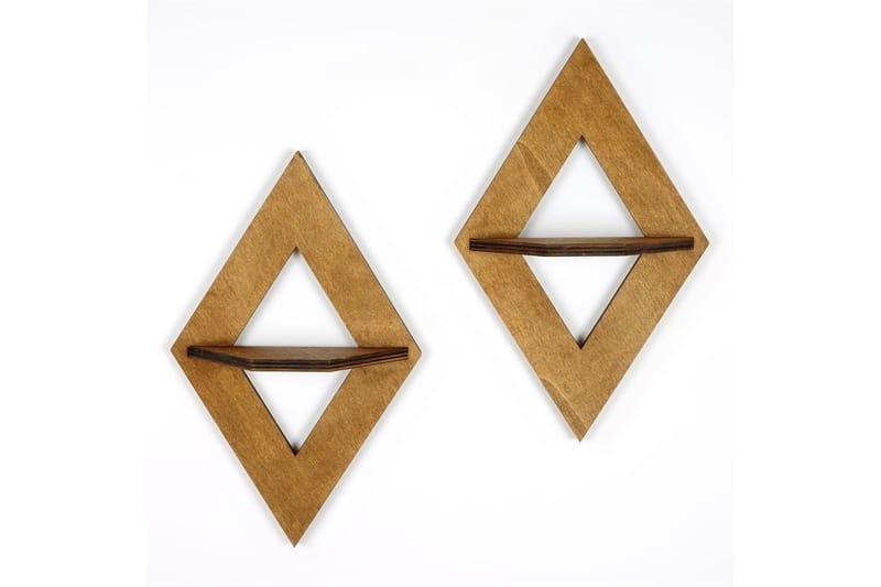 Nagaji Væghylde 38 cm - Valnød finér - Opbevaring - Hylder & Reoler - Væghylde & vægreol