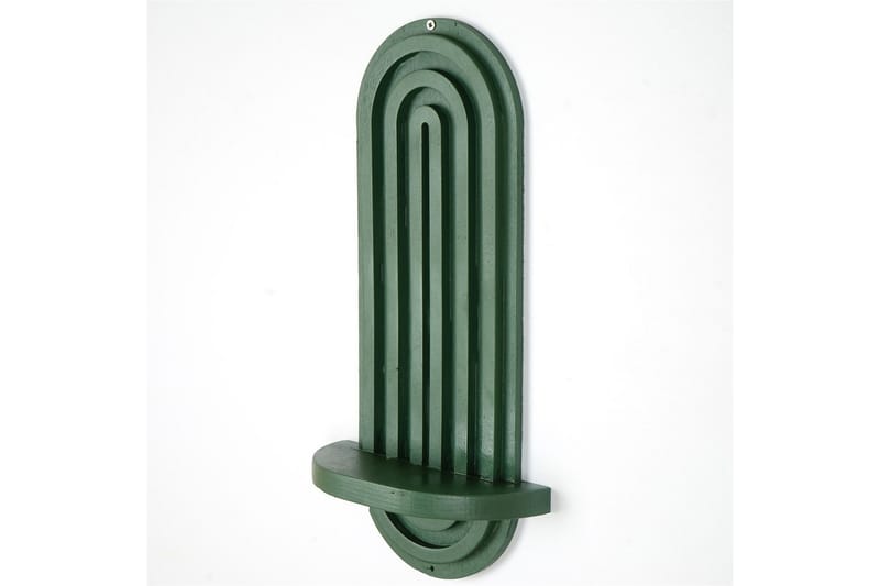 Nagaji Væghylde 40 cm - Grøn - Opbevaring - Hylder & Reoler - Væghylde & vægreol