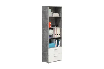 Paesley Opbevaringsreol 60x188 cm - Grå - Opbevaring - Hylder & Reoler - Bogreol