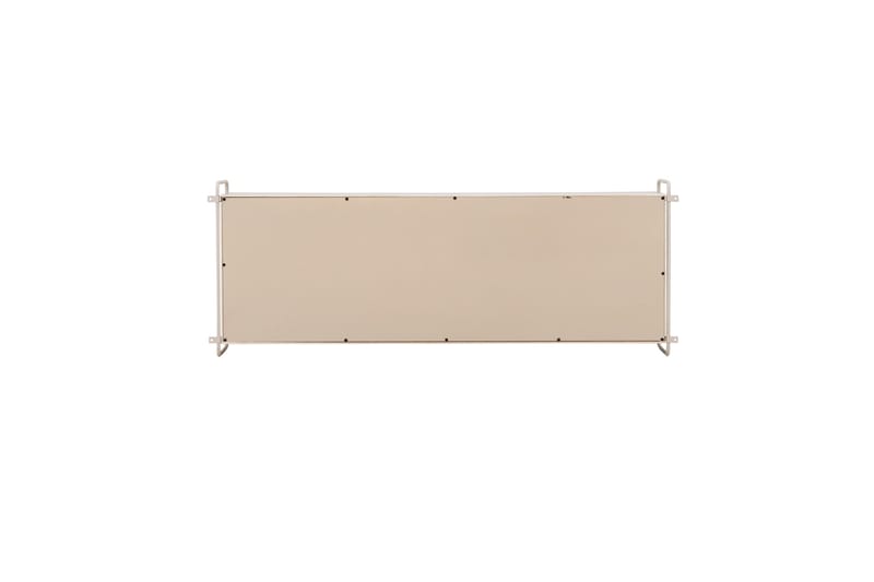 Paris Væghylde 122x35 cm i Træ med Metalramme - Hvid - Opbevaring - Hylder & Reoler - Væghylde & vægreol