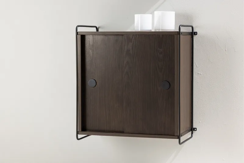 Paris Væghylde 60x35 cm - Brun - Opbevaring - Hylder & Reoler