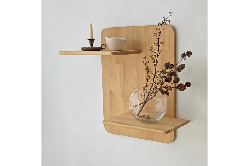 Pictou Væghylde 66 cm - Oak - Opbevaring - Hylder & Reoler - Væghylde & vægreol