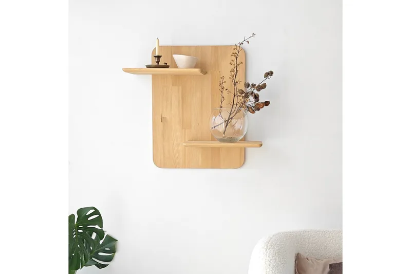 Pictou Væghylde 66 cm, Oak