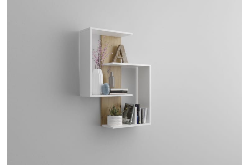 Prabhat Væghylde 44 cm - Brun - Opbevaring - Hylder & Reoler - Væghylde & vægreol