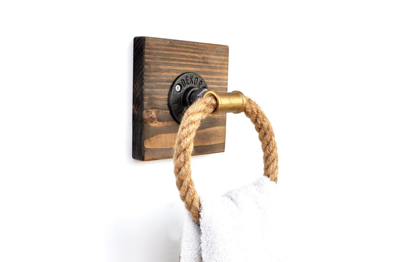 Pukkuri Opbevaringsmøbler 14 cm - Brun - Hus & renovering - Køkken & bad - Badeværelse - Badeværelsestilbehør - Håndklædeholder