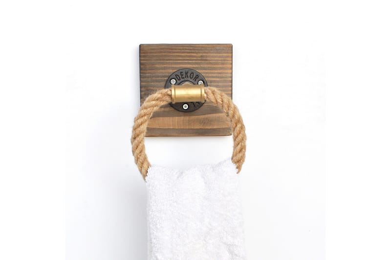Pukkuri Opbevaringsmøbler 14 cm - Brun - Hus & renovering - Køkken & bad - Badeværelse - Badeværelsestilbehør - Håndklædeholder