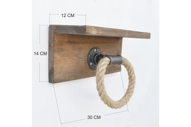 Pukkuri Opbevaringsmøbler 30 cm - Brun - Opbevaring - Hylder & Reoler - Væghylde & vægreol