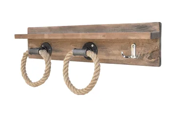 Pukkuri Opbevaringsmøbler 60 cm - Brun - Opbevaring - Tøjopbevaring - Knagerækker - Knager