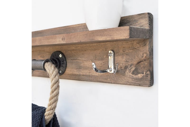 Pukkuri Opbevaringsmøbler 60 cm - Brun - Opbevaring - Tøjopbevaring - Knagerækker - Knager