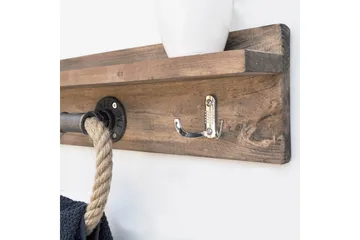 Pukkuri Opbevaringsmøbler 60 cm - Brun - Opbevaring - Tøjopbevaring - Knagerækker - Knager