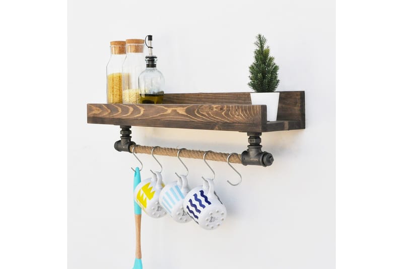 Pukkuri Opbevaringsmøbler 60 cm - Sort - Opbevaring - Hylder & Reoler - Væghylde & vægreol