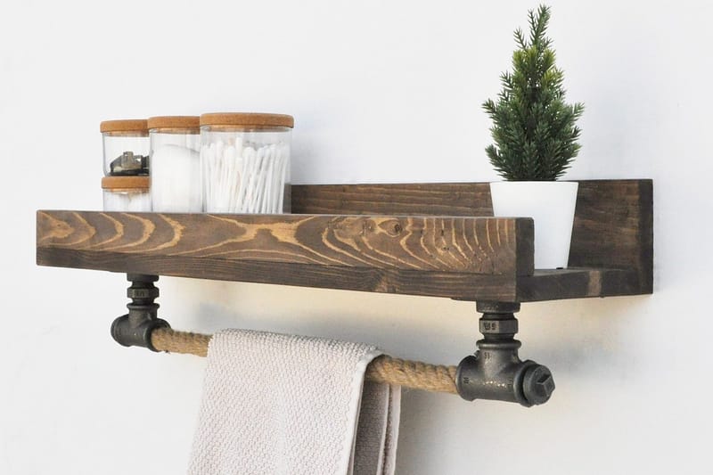 Pukkuri Opbevaringsmøbler 60 cm - Sort - Opbevaring - Hylder & Reoler - Væghylde & vægreol