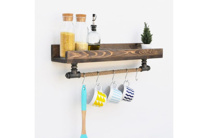 Pukkuri Opbevaringsmøbler 60 cm - Sort - Opbevaring - Hylder & Reoler - Væghylde & vægreol