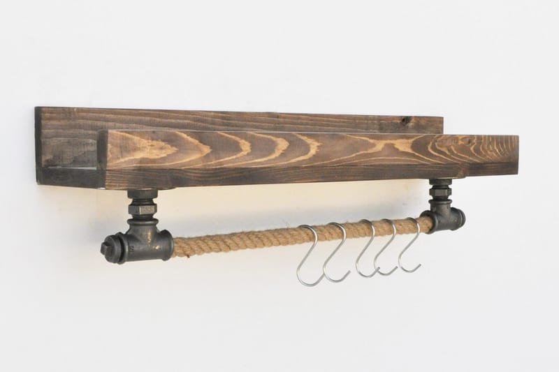 Pukkuri Opbevaringsmøbler 60 cm - Sort - Opbevaring - Hylder & Reoler - Væghylde & vægreol