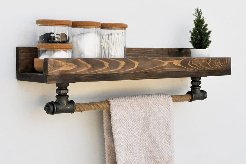 Pukkuri Opbevaringsmøbler 60 cm - Sort - Opbevaring - Hylder & Reoler - Væghylde & vægreol