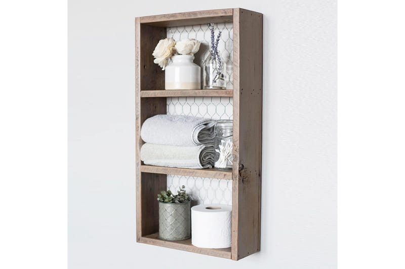 Pukkuri Væghylde 30 cm - Brun - Opbevaring - Hylder & Reoler - Væghylde & vægreol