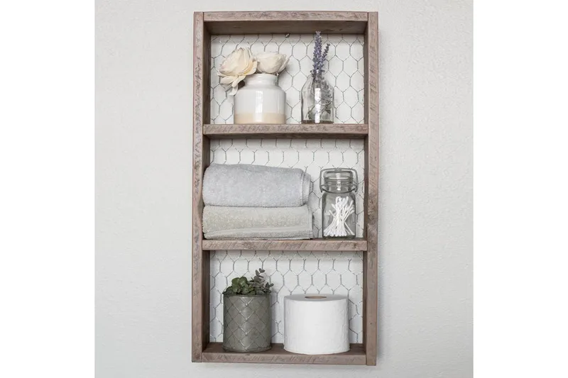 Pukkuri Væghylde 30 cm - Brun - Opbevaring - Hylder & Reoler - Væghylde & vægreol