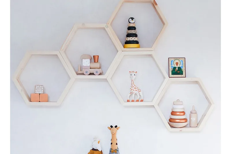 Pukkuri Væghylde 36 cm, Brun