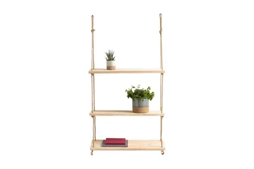 Pukkuri Væghylde 40 cm - Brun - Opbevaring - Hylder & Reoler - Væghylde & vægreol