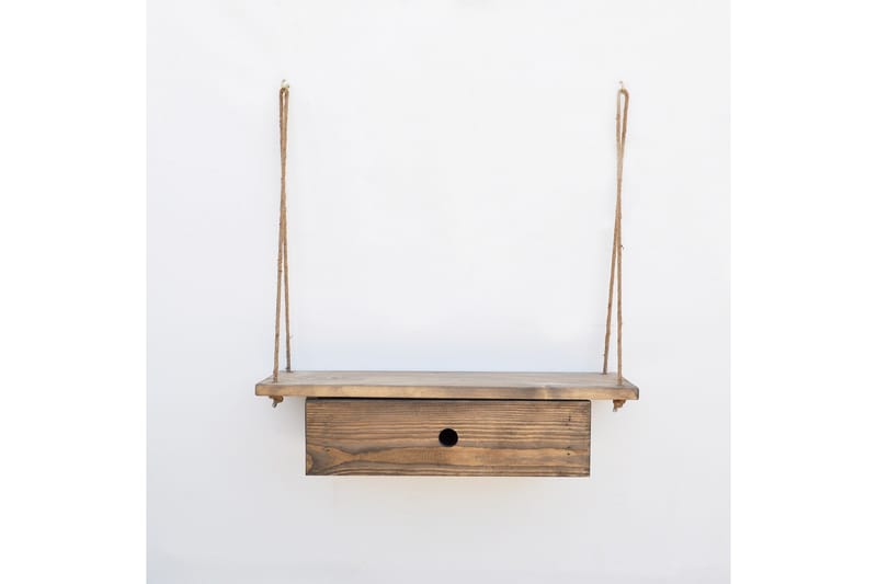 Pukkuri Væghylde 60 cm - Brun - Opbevaring - Hylder & Reoler - Væghylde & vægreol