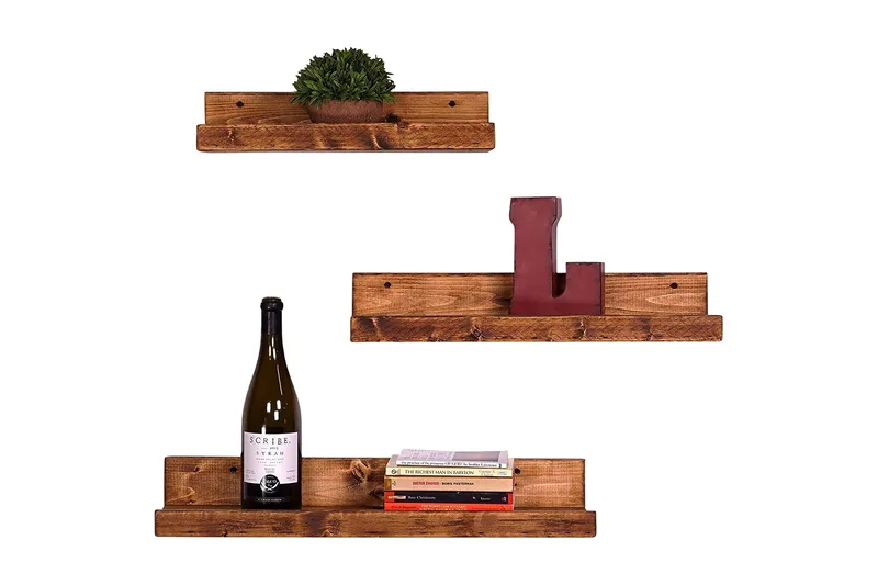 Pukkuri Væghylde 60 cm - Brun - Opbevaring - Hylder & Reoler - Væghylde & vægreol